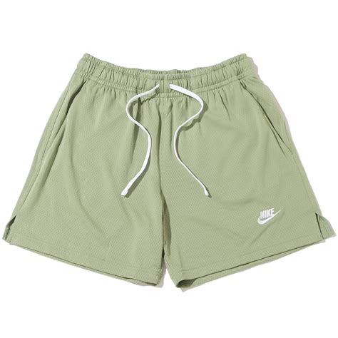 NIKE AS M NK CLUB MESH FLOW SHORT OIL GREEN/WHITE 23SU-I（ナイキ クラブ メッシュ ...