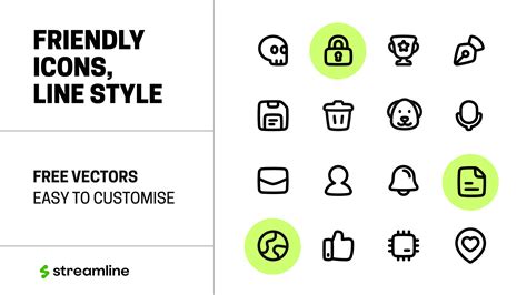 Free Line Icons - Plump vector icon set (svg) | Figma