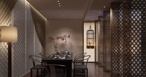 100万元餐饮空间600平米装修案例_效果图 - 【饰空设计】河南中式茶馆设计 - 设计本