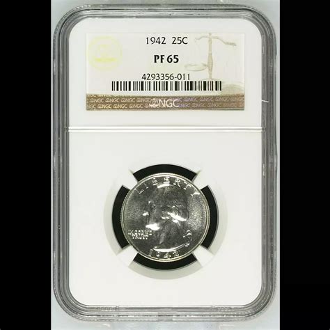 1942 Quarter Dollars Silver Coinage NGC PF-65 - Hyatt Coins