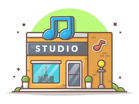music studio clipart
