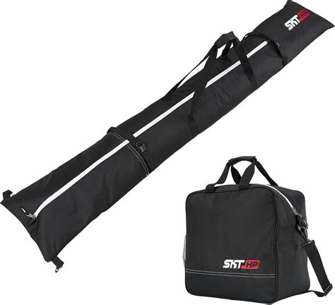 SKT HP Ski Bag and Boot Bag Combo, Padded Snowboard Bag for Air Travel ...