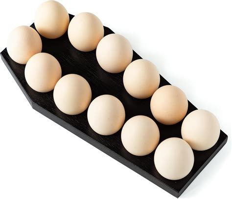 Amazon.com: Spooky Gothic Coffin Egg Tray - Black Wooden Egg Holder for Soft Boiled Eggs ...