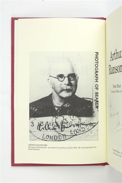 Arthur Ransome by [RANSOME, Arthur] - Jonkers Rare Books