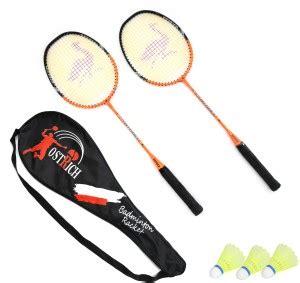 Ostrich AARU SMASH ALUMINIUM Wide Body Badminton Racquet Pack Of 2 ...