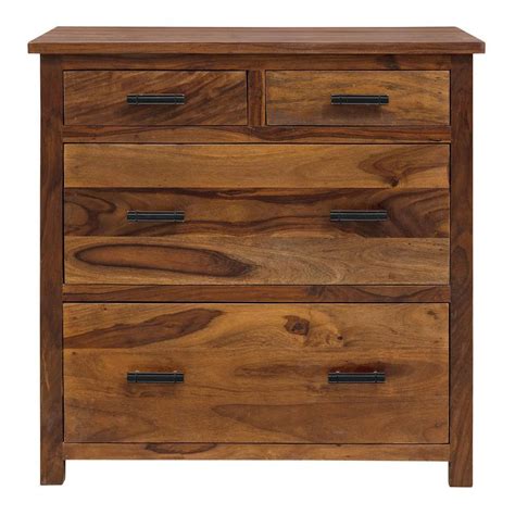 Heritage Chest Of Drawers Living Room Storage | Sheesham Wood – WoodSculp