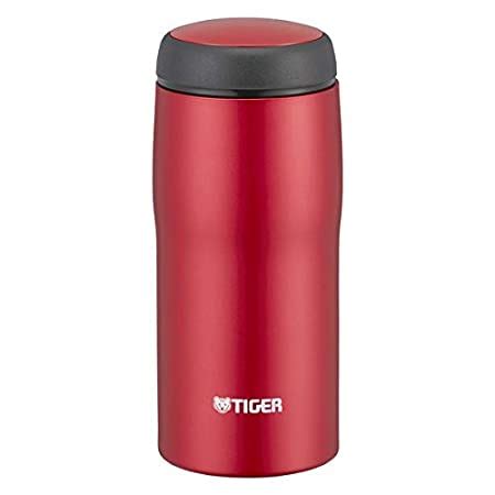 Tiger Stainless Steel Thermos Vaccum Water Bottle, 360 ml, Red : Amazon ...