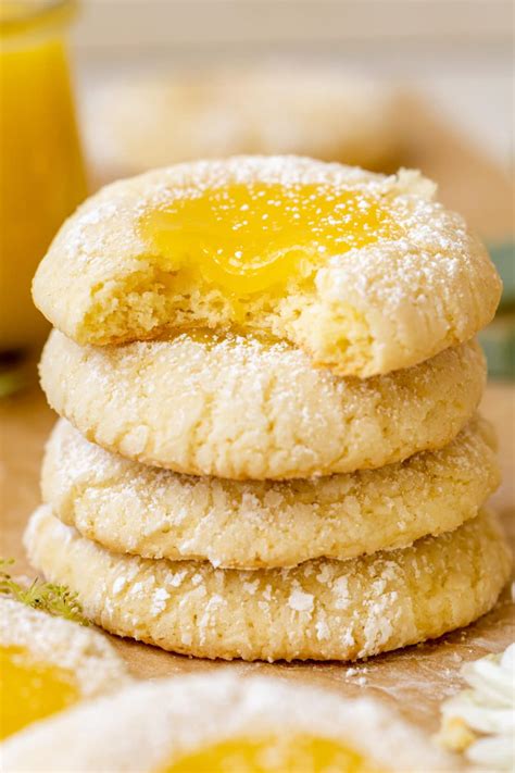 Lemon Curd Cookies • Kroll's Korner