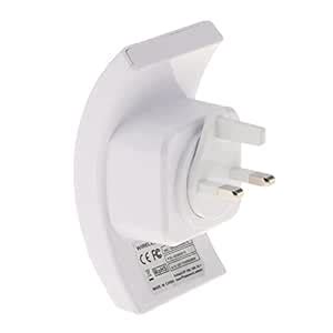 UK Plug WiFi Signal Booster Repeater Extender Wireless Range Amplifier ...