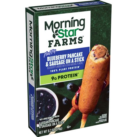 MorningStar Farms® Blueberry Pancake & Sausage on a Stick - SmartLabel™