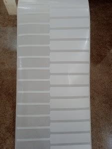 non tearable , 100X13 Jewellery Tag Rolls, Polyester Material Gloss ...