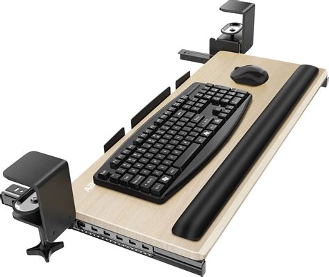 AboveTEK Large Keyboard Tray Under Desk with Wrist India | Ubuy