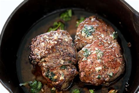 Pan Seared Filet Mignon - Whole Lotta Yum