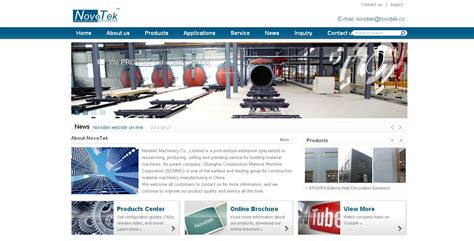 Novotek Machinery外贸网站定制 - 网站设计 - 七度品牌设计 - 画册、包装、网站三位一体系列品牌策划推广设计服务 ...