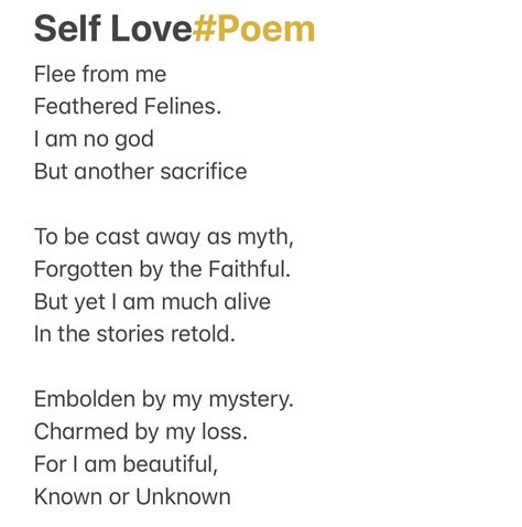 Self Love Poems