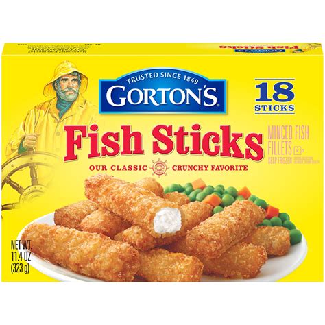 Gorton’s Crunchy Breaded Fish Sticks from Real Fish, Wild Caught Fish ...