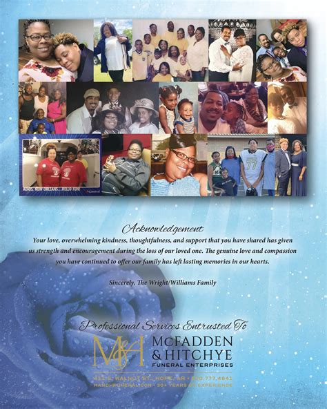 Latasha Wright — McFadden & Hitchye Funeral Enterprises