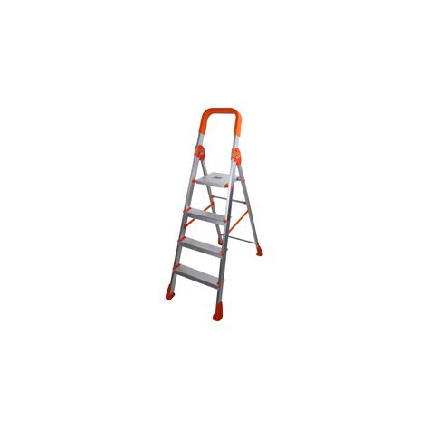 Alija 3 Step Aluminum Ladder | Foldable | Anti-Slip Steps | Safety ...