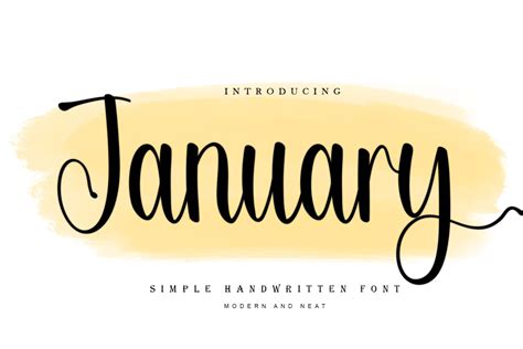 January Font by Creatype Designer · Creative Fabrica