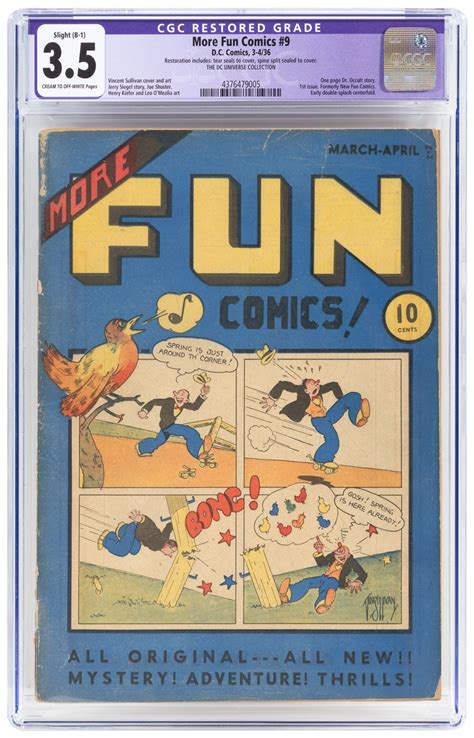 MORE FUN COMICS No. 9