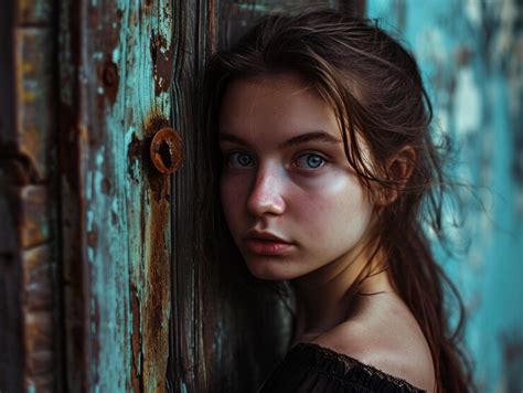 Shamima Begum leaning against a door frame. She has long dyed brown hair and is wearing sunglasses with a light grey top underneath a sweatshirt jacket