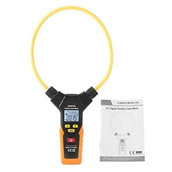 Flexible Clamp Meter LCD Display Data Hold Electrical Devices Testing ...