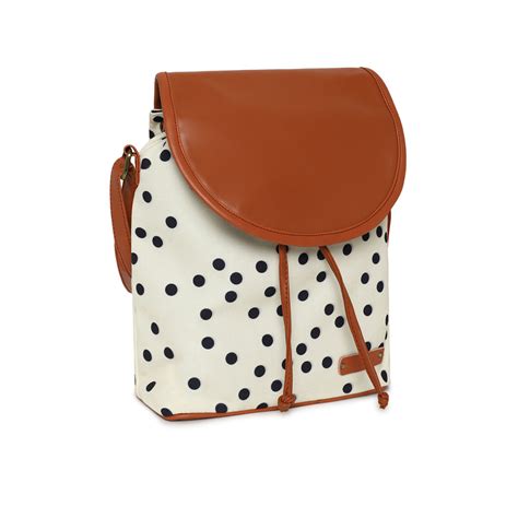 Buy Kleio Polka Dots Canvas Slingbag For Girls & Women Online