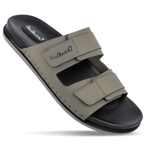 Men's Daily Wear Comfort Sandals - WE1347 Olive – Walkaroo Footwear