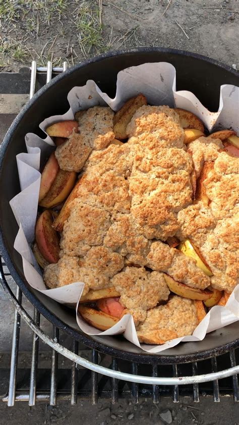 Dutch oven apple cobbler – Artofit