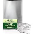Buy KRUM 6 x 8 Inches(500 Gram) Aluminium Silver Foil Pouches ...