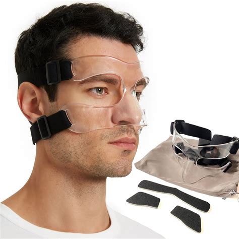 Amazon.com: Leeuoe Face Guard for Sports,Nose Guard Protect Nose ...