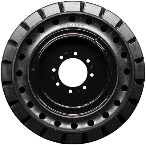 Traxter Hard Surface and Soft Surface No Flat Skid Steer Tires 10x16.5