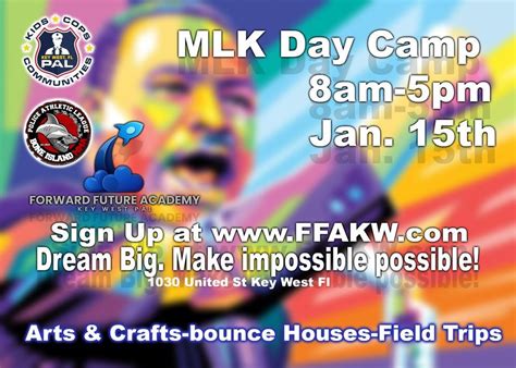 MLK Day Camp with KWPAL Forward Future Academy ages 4-12, Key West ...