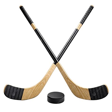 Two Crossed Hockey Sticks With Puck, Two Crossed, Hockey, Sticks PNG ...
