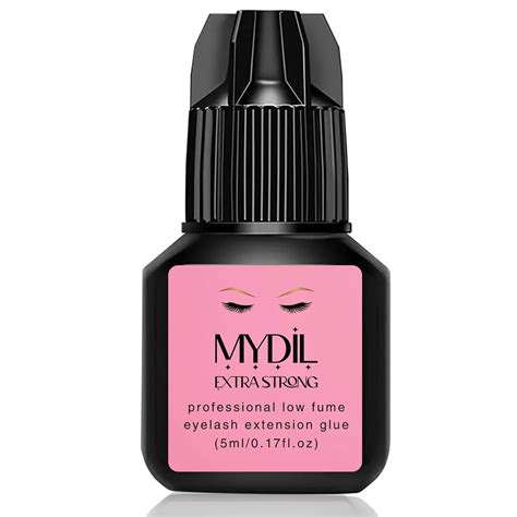 Amazon.com: Eyelash Extension Glue Black, Extra Strong Hold, Waterproof ...