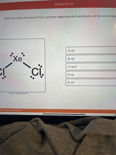 Xecl2 Lewis Structure