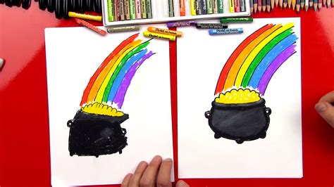 How To Draw A Pot Of Gold - Art For Kids Hub