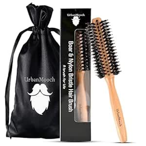 Buy UrbanMooch Round Nylon & Boar Bristle Hair Brush For Men & Women ...