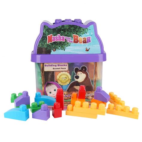 Plex Building Blocks Bucket Pack Masha & the Bear G