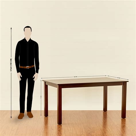 Buy Cornell 6-Seater Dining Table - Brown from Home Centre at just INR ...