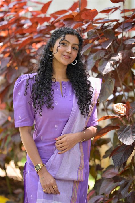 Padmashree ( lavender) - handloom cotton suit set in lavender ...