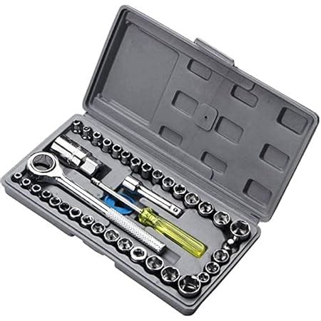 ATHRZ 10 in 1 Socket Wrench Spanner Set Automobile Repair Tool Box ...