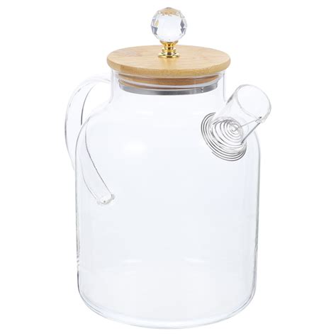 Glass Beverage Container Kitchen Water Dispenser Glass Water Kettle ...