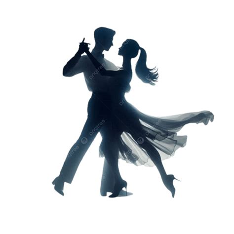 Silhouette Couple Ballroom Dancing Ballroom Dancers Silhouette