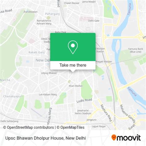 How to Get to Upsc Bhawan Dholpur House in Delhi by Bus, Metro or Train?