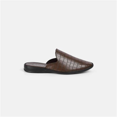 Buy Mochi Men Brown Ethnic Slip Ons Online | SKU: 18-1058-12-40 – Mochi ...