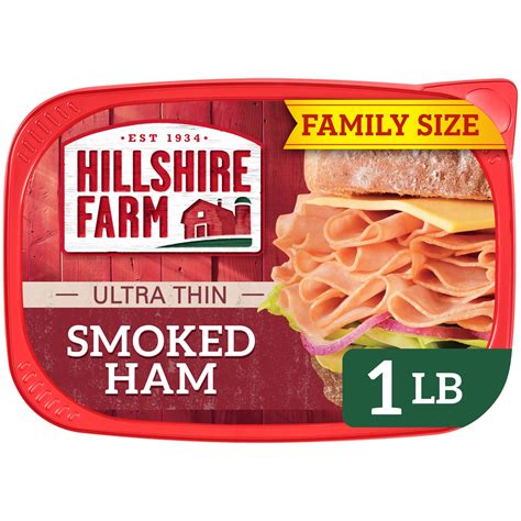 Hillshire Farm Sliced Smoked Ham Deli Lunch Meat, 16 oz - Walmart.com
