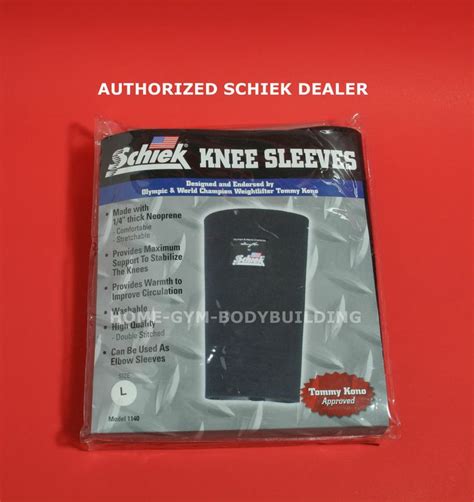 New Schiek Model 1140 Power Knee Sleeve Tommy Kono Olympic Weightlifter ...