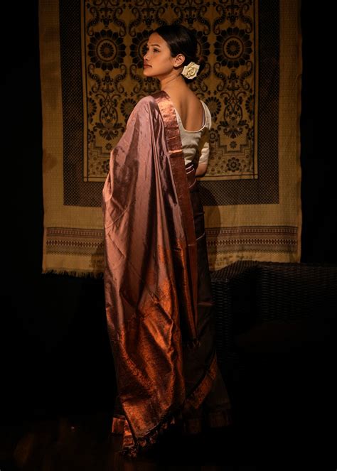 Ilakshi | Assam Silk Guna Work Saree – Punarnawa Soul of Artistry