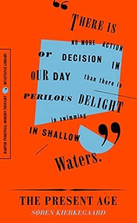 PRESENT AGE PB : Kierkegaard, Soren: Amazon.in: Books